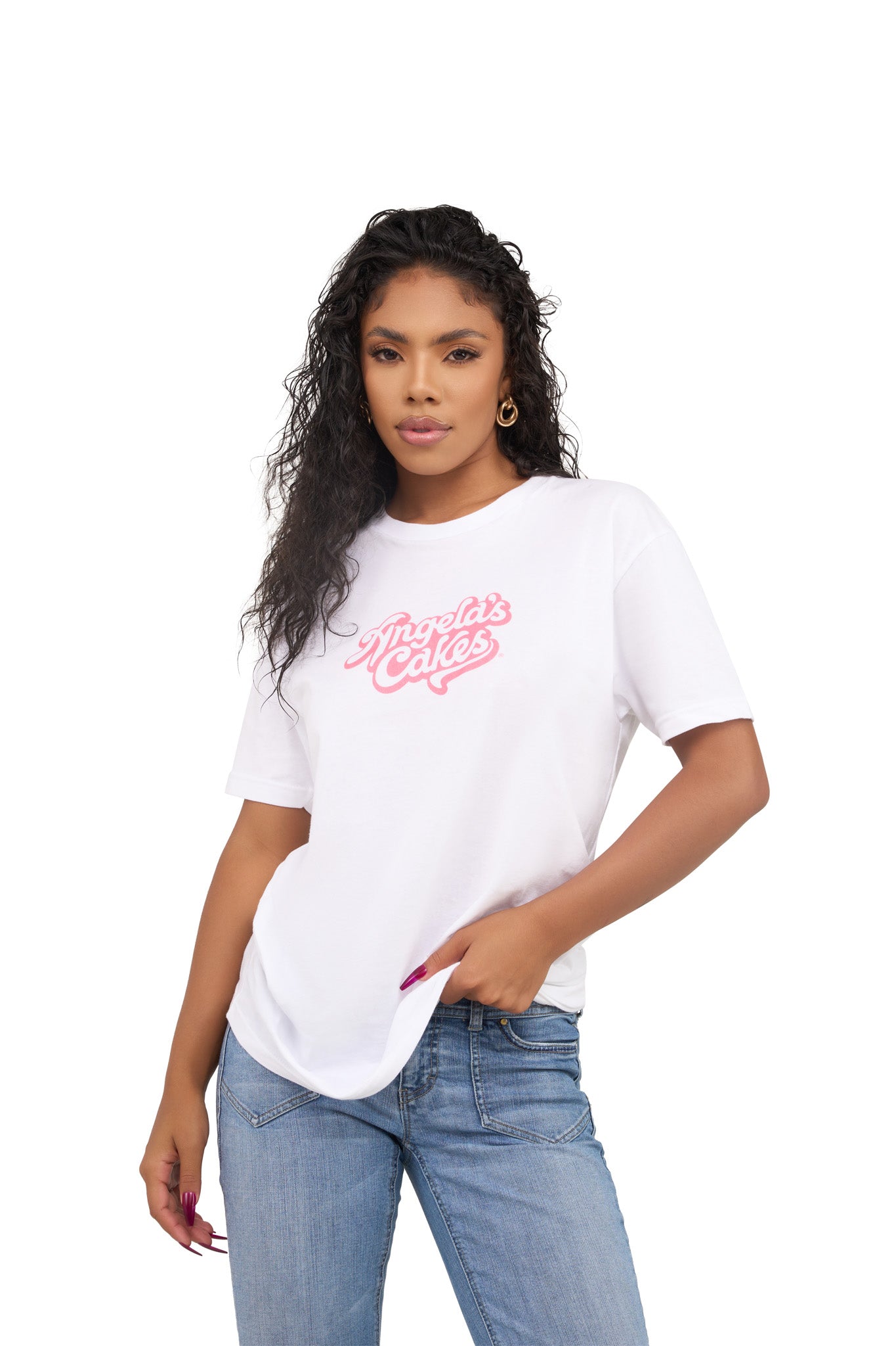 Angela's Cakes T-Shirt - Pink